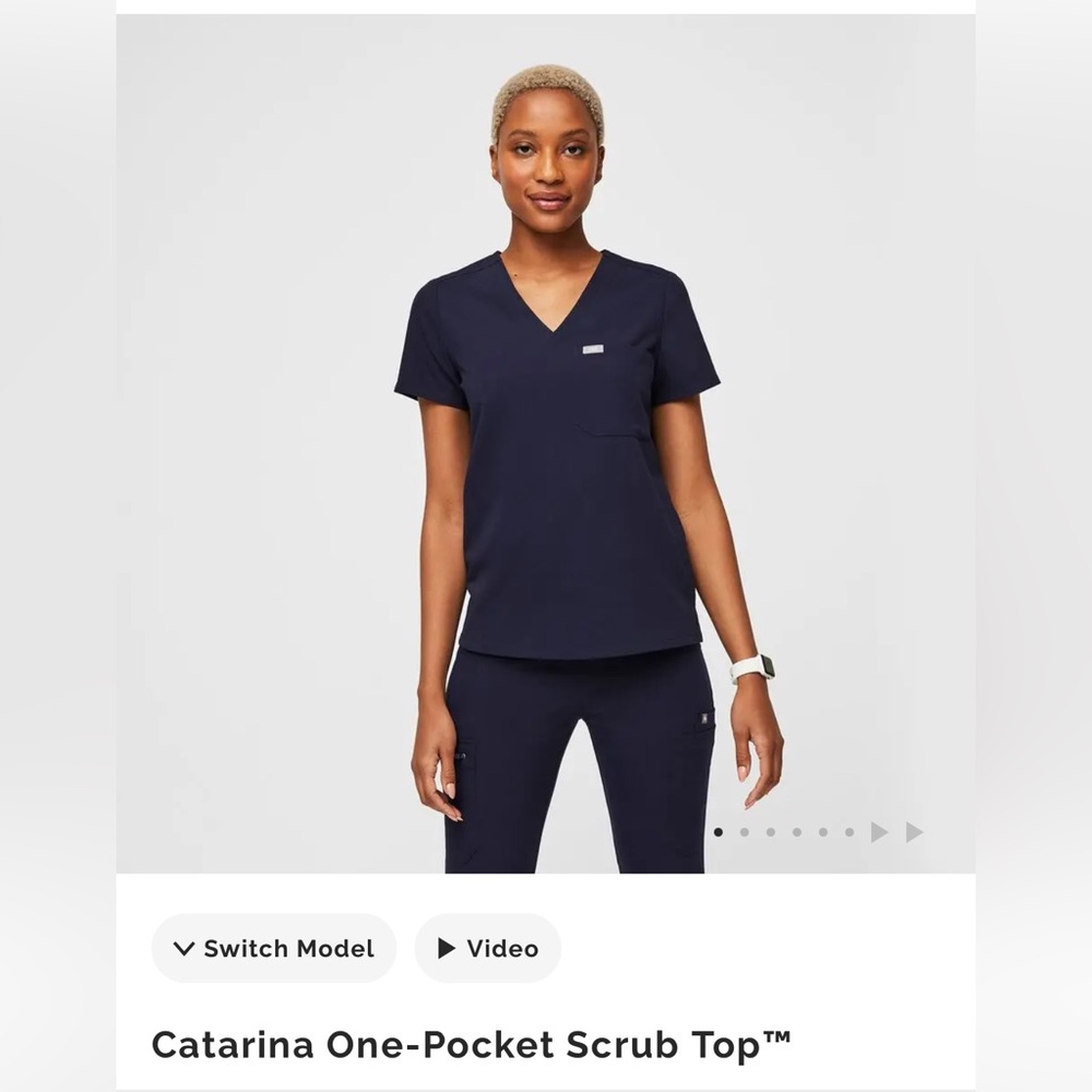 Figs Catarina Scrub Top